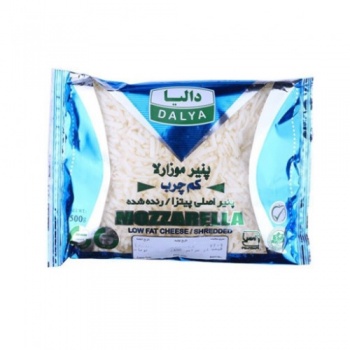 پنیر پیتزا رنده 500 گرمی دالیا کم چرب (موزارلا)